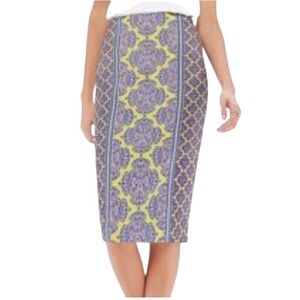 The Limited Pencil Skirt Geometric Print‎ Career Wear Business Casual Size 4